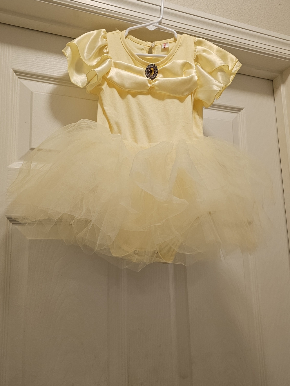 Yellow Princess Tulle Dress Costume - Kids